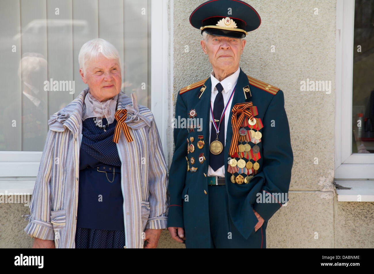 veterans of the World War II with medals at street Stock Photo - Alamy