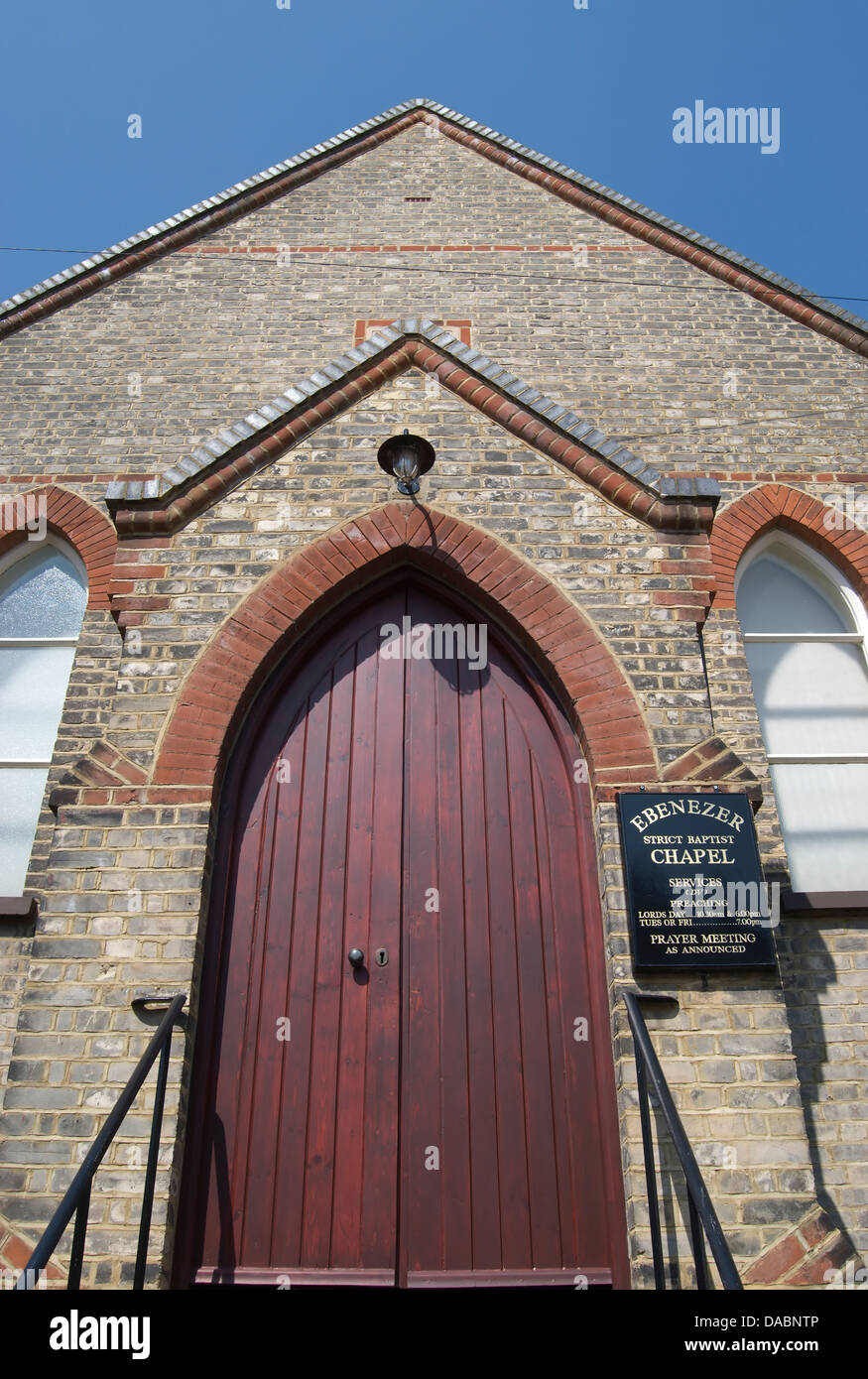 exterior of ebenezer strict baptist chapel, kew, surrey, england Stock Photo