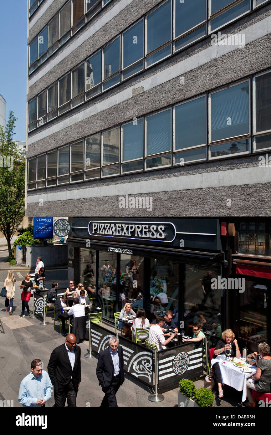 Outdoor Restaurant, Oxford Street, London, England Stock Photo Alamy