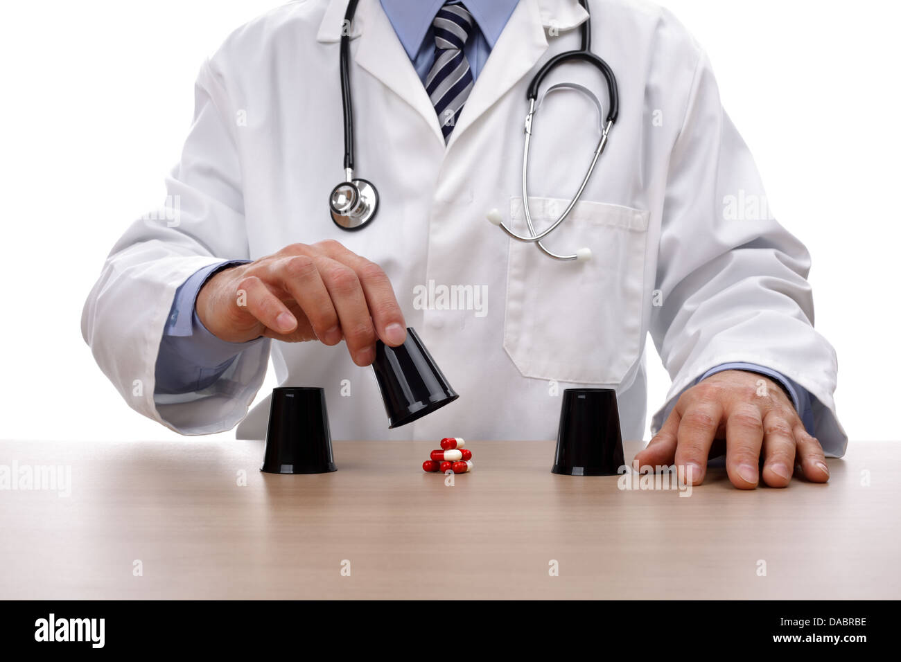 Gambling with health care Stock Photo