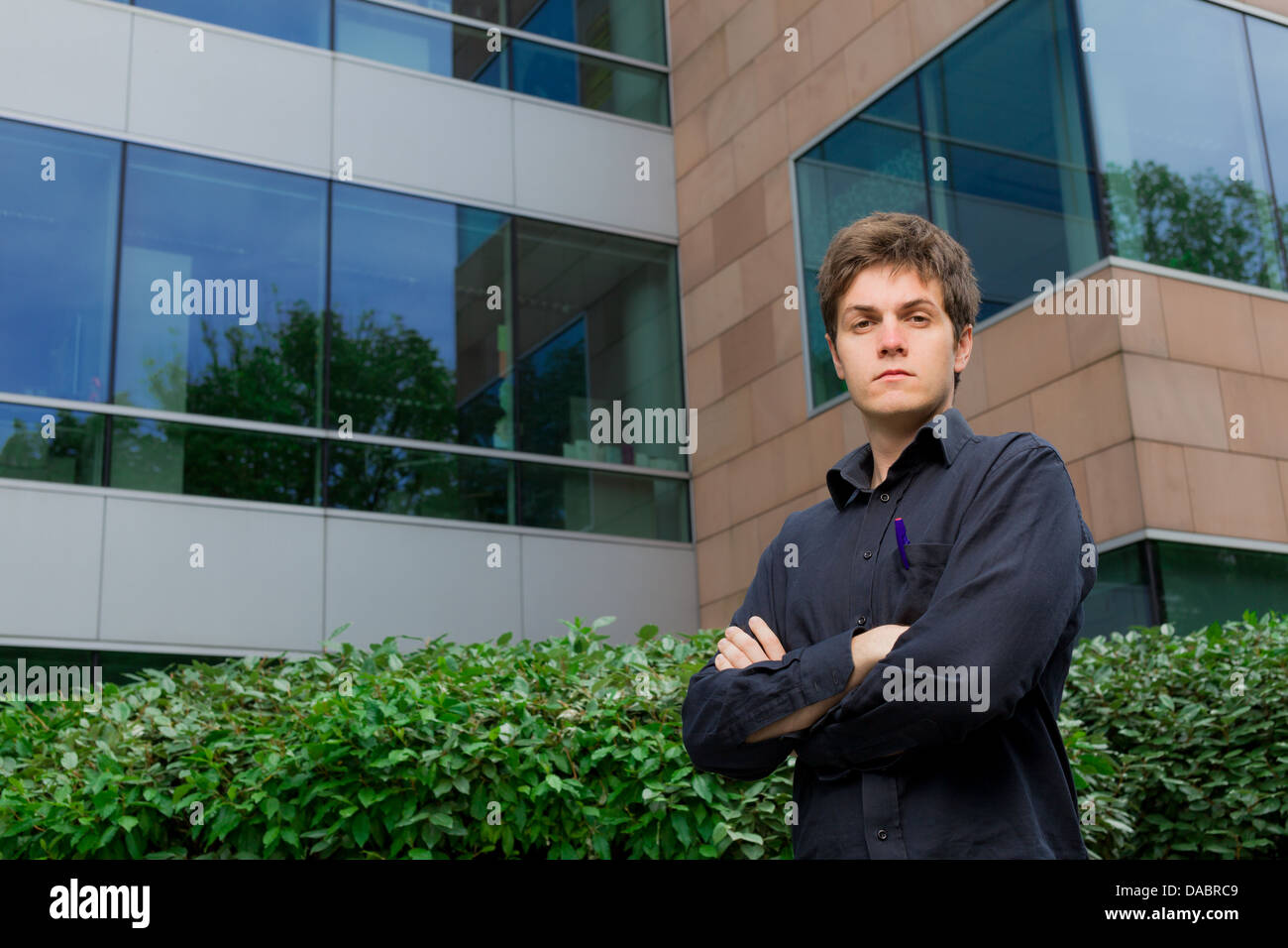 Man In Building Business man building hi-res stock photography and images - Alamy