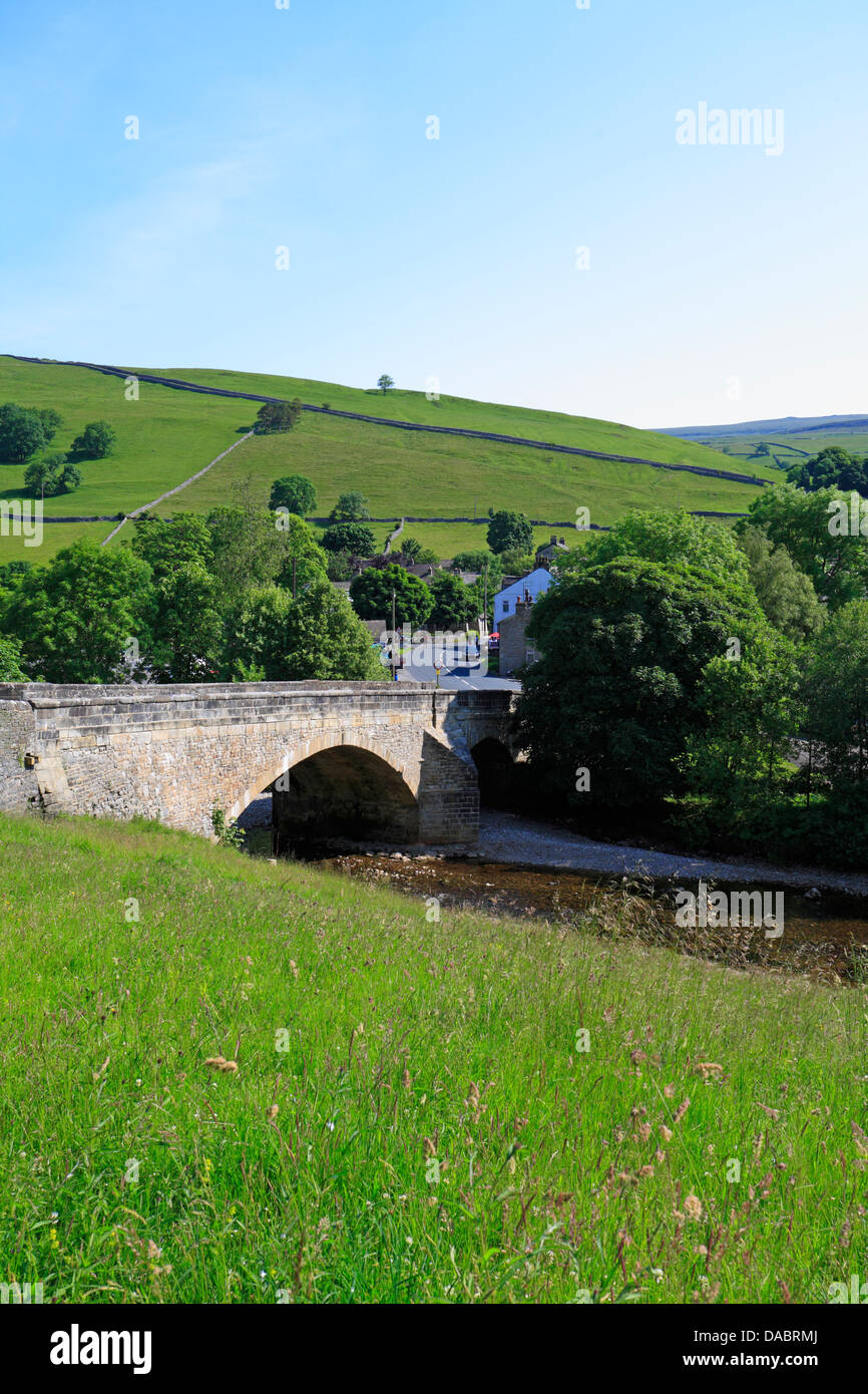 Bridge over the River Wharfe in Kettlewell, Wharfedale, North Yorkshire