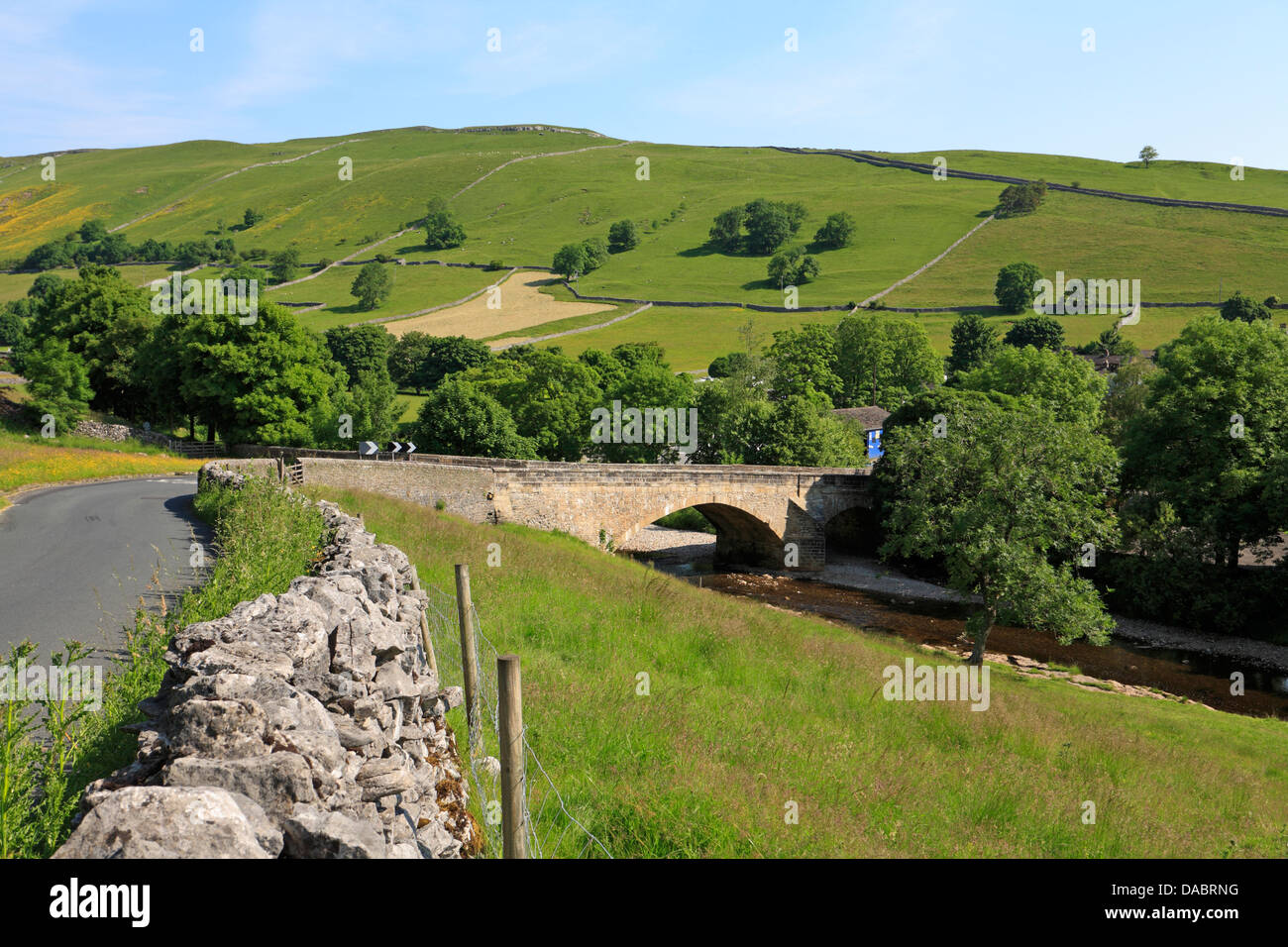Bridge over the River Wharfe in Kettlewell, Wharfedale, North Yorkshire