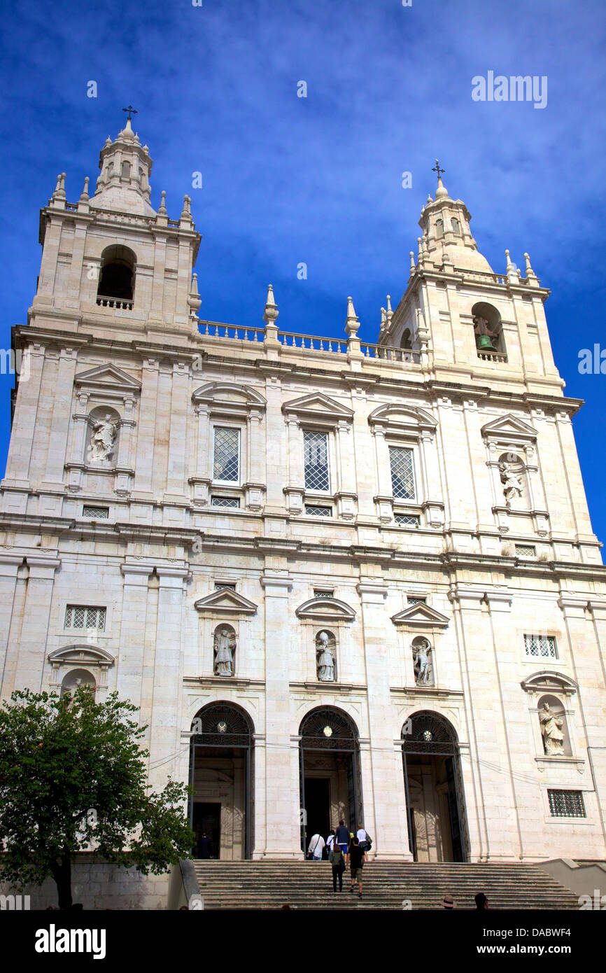Monastery of Sao Vicente de Fora, Lisbon, Portugal, Europe Stock Photo