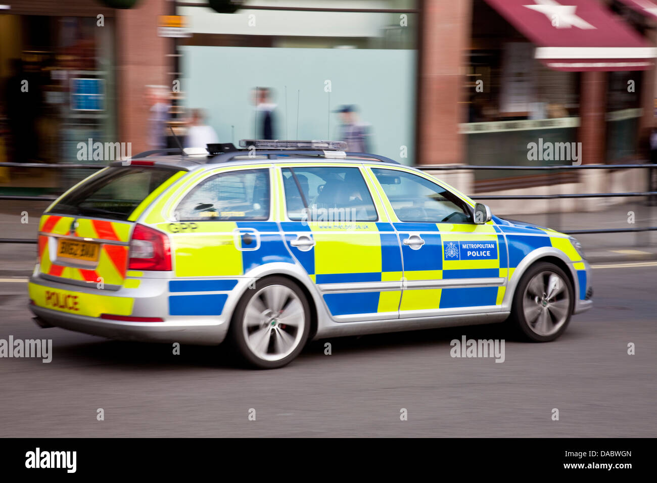 Police Car, Charing Cross Road, London, England Stock Photo Alamy