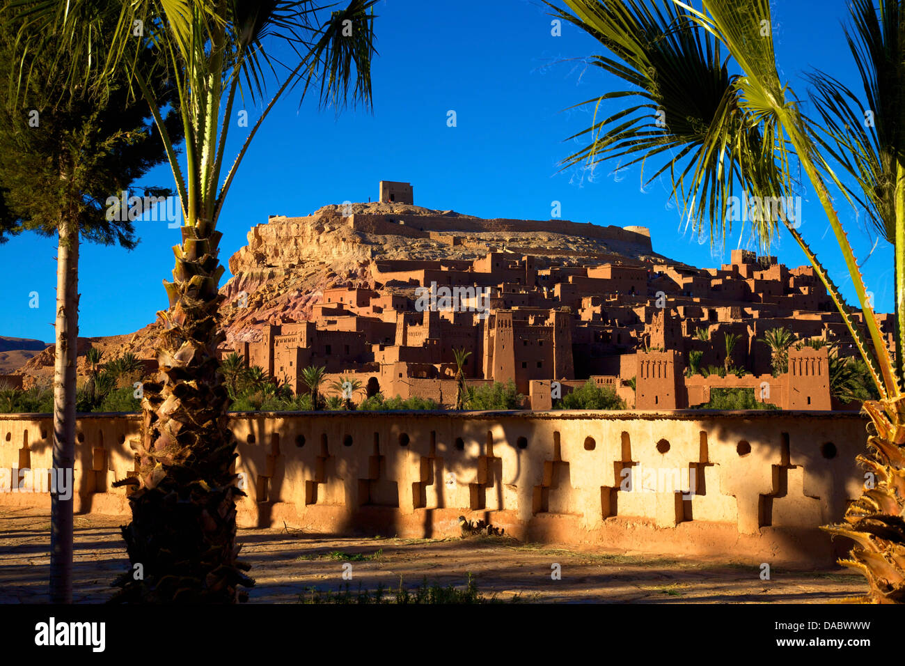 Ait-Benhaddou Kasbah, Morocco, North Africa Stock Photo