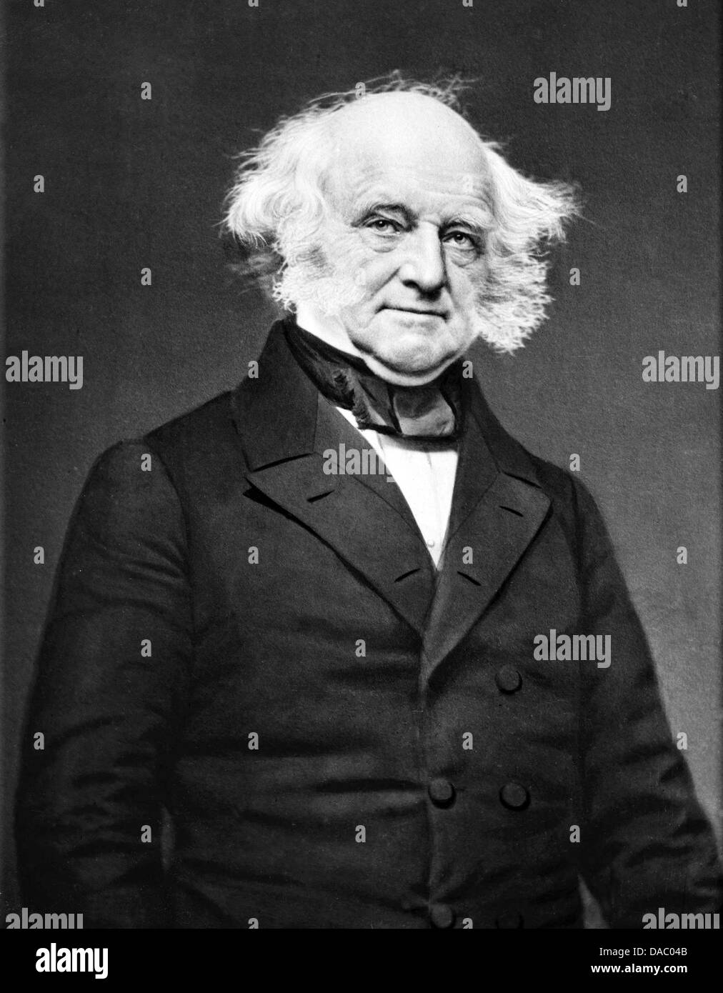 MARTIN VAN BUREN (1782-1862) 8th President of the USA about 1860 Stock Photo