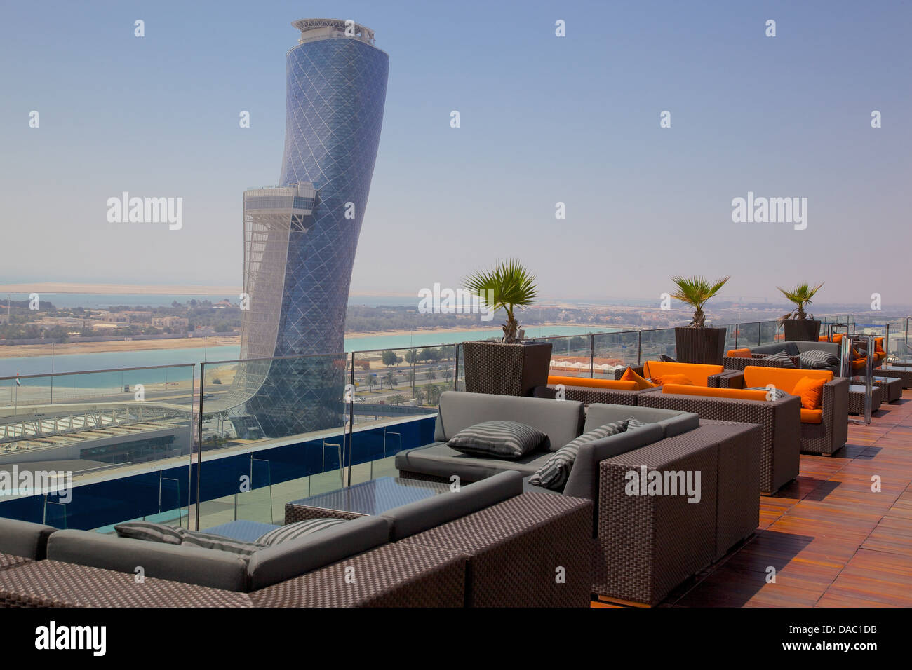 Hyatt Capital Gate Hotel near Abu Dhabi Exhibition Centre from Aloft