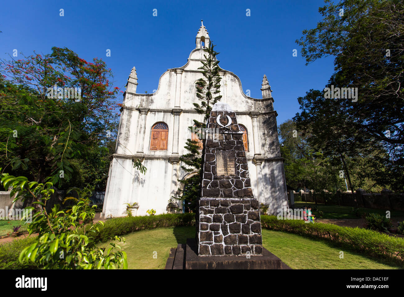 Portuguese colonial Saint Francis Church, Kochi, Kerela, India Stock Photo