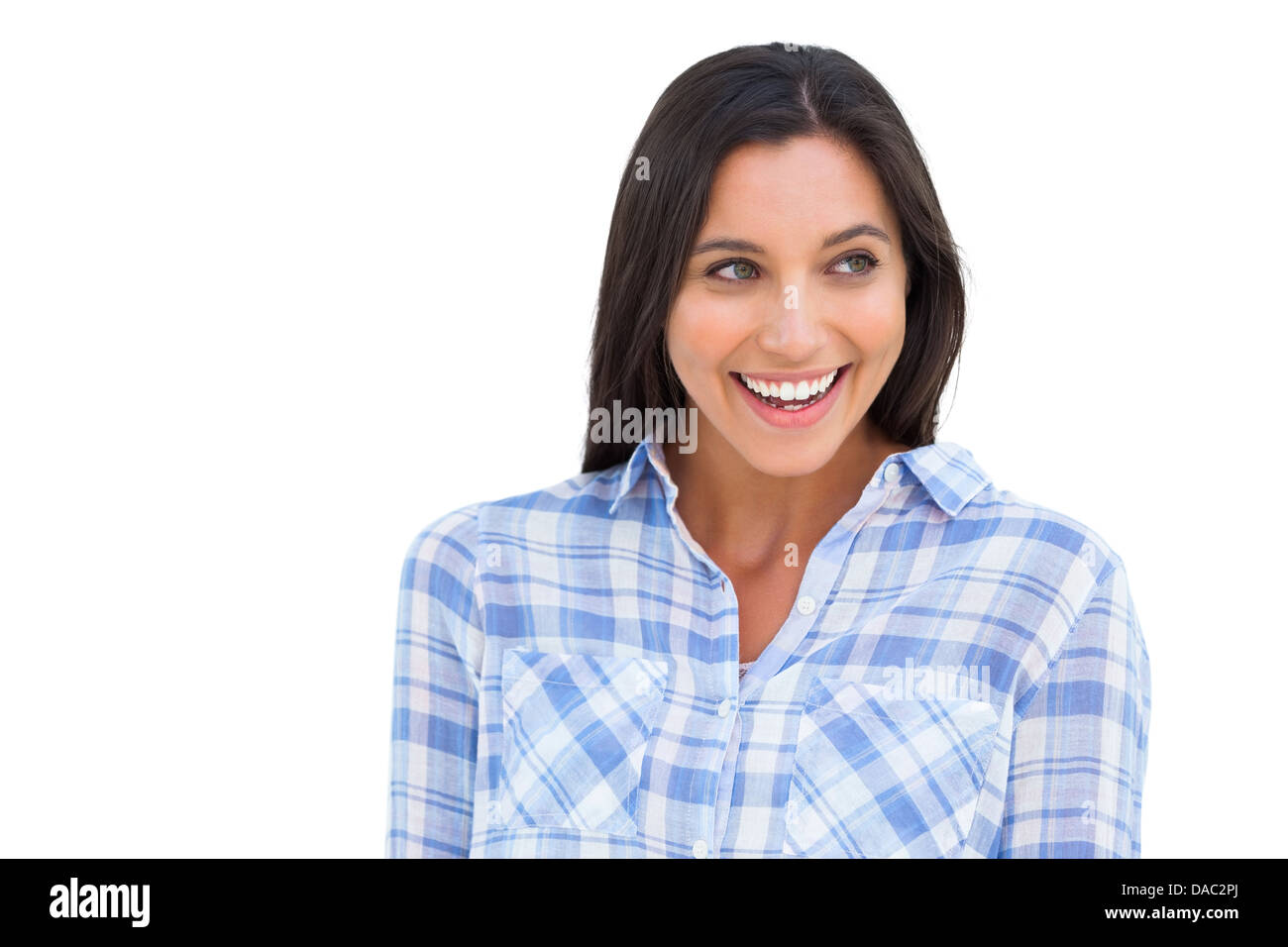 Young excited woman smiling hi-res stock photography and images - Alamy