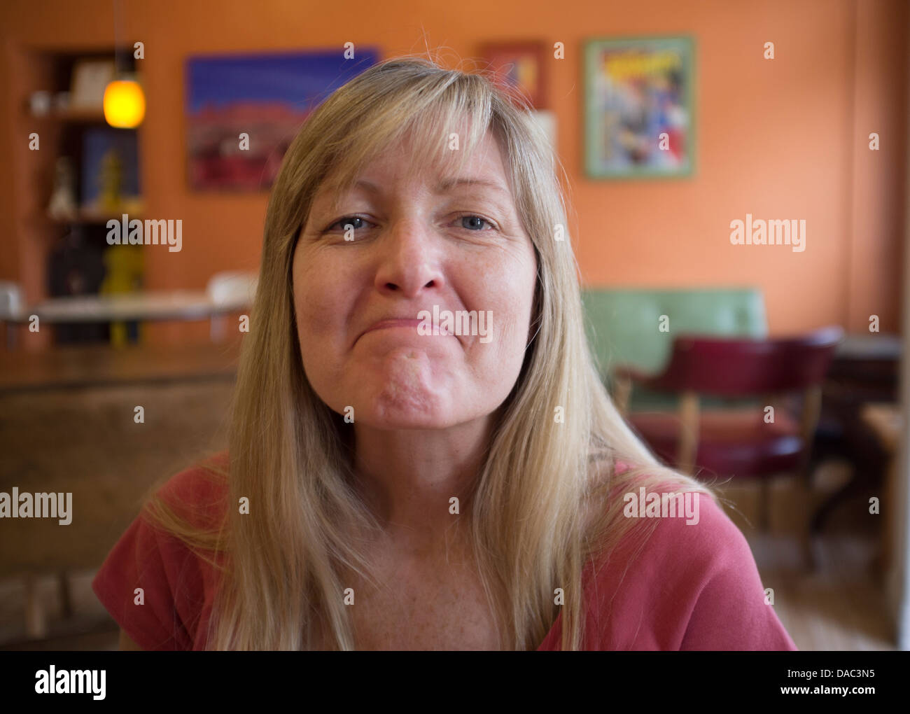 Woman pursed lips hires stock photography and images Alamy