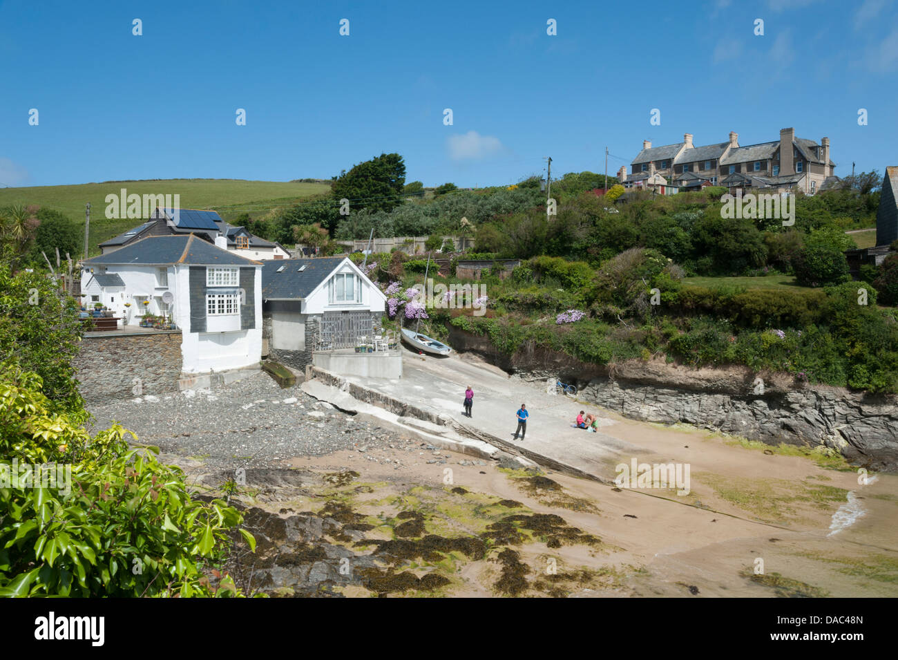 Hawkers Cove near Padstow north Cornwall UK Stock Photo Alamy