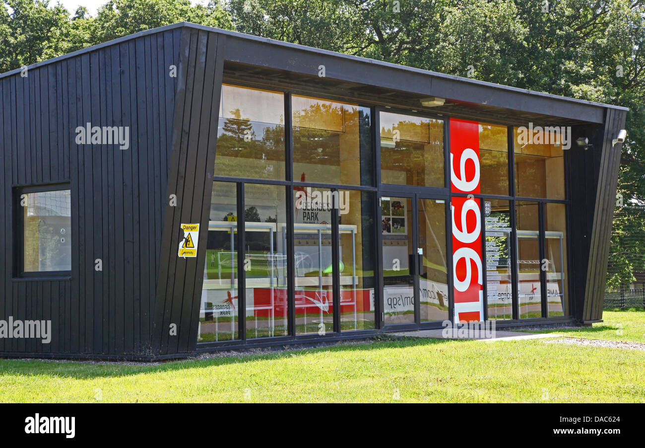 The 1966 building at St Park, the English Football FA national football centre at