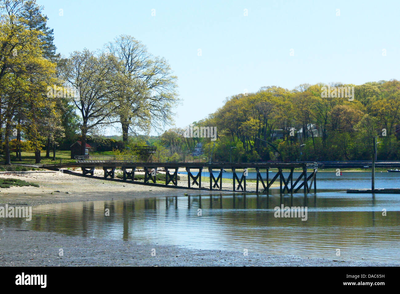 Huntington Bay Pier Stock Photo Alamy