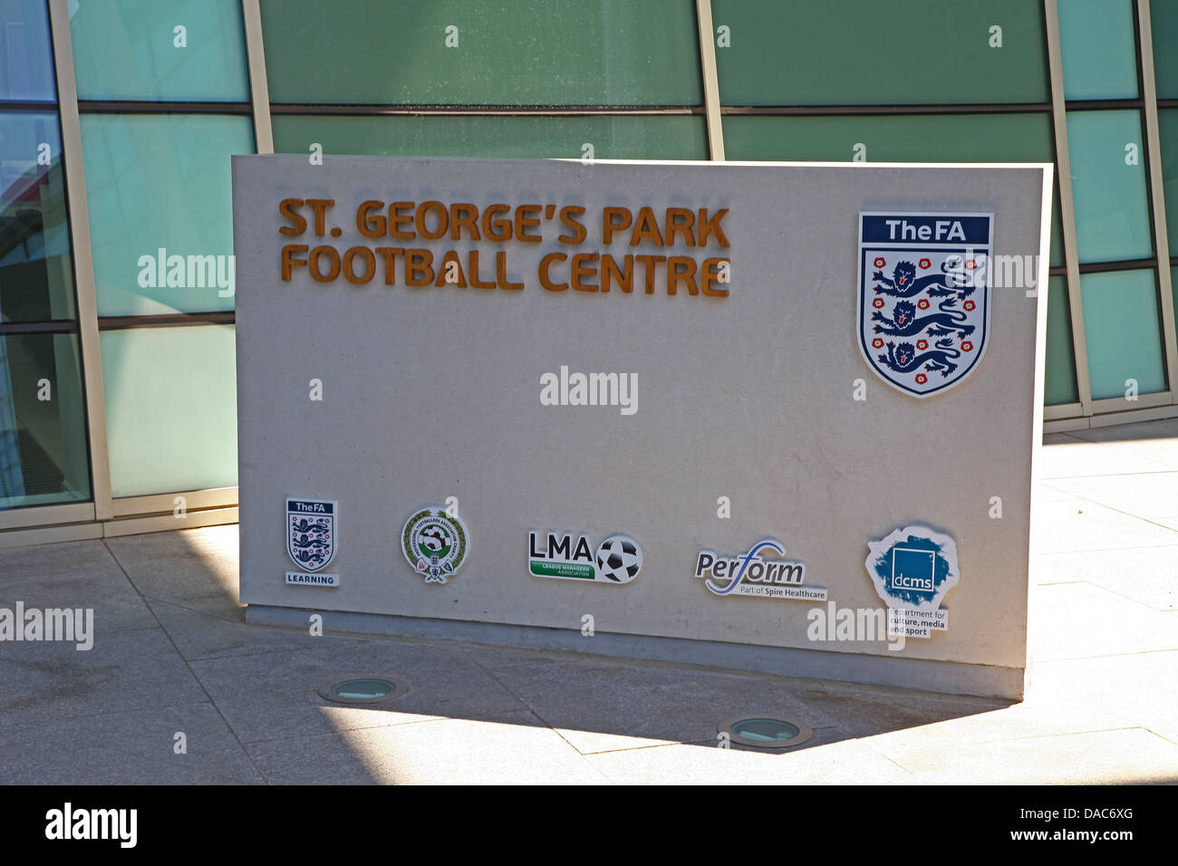 St George's Park, the English Football FA national football centre at Burton upon Trent, Staffordshire, Staffs, England Stock Photo