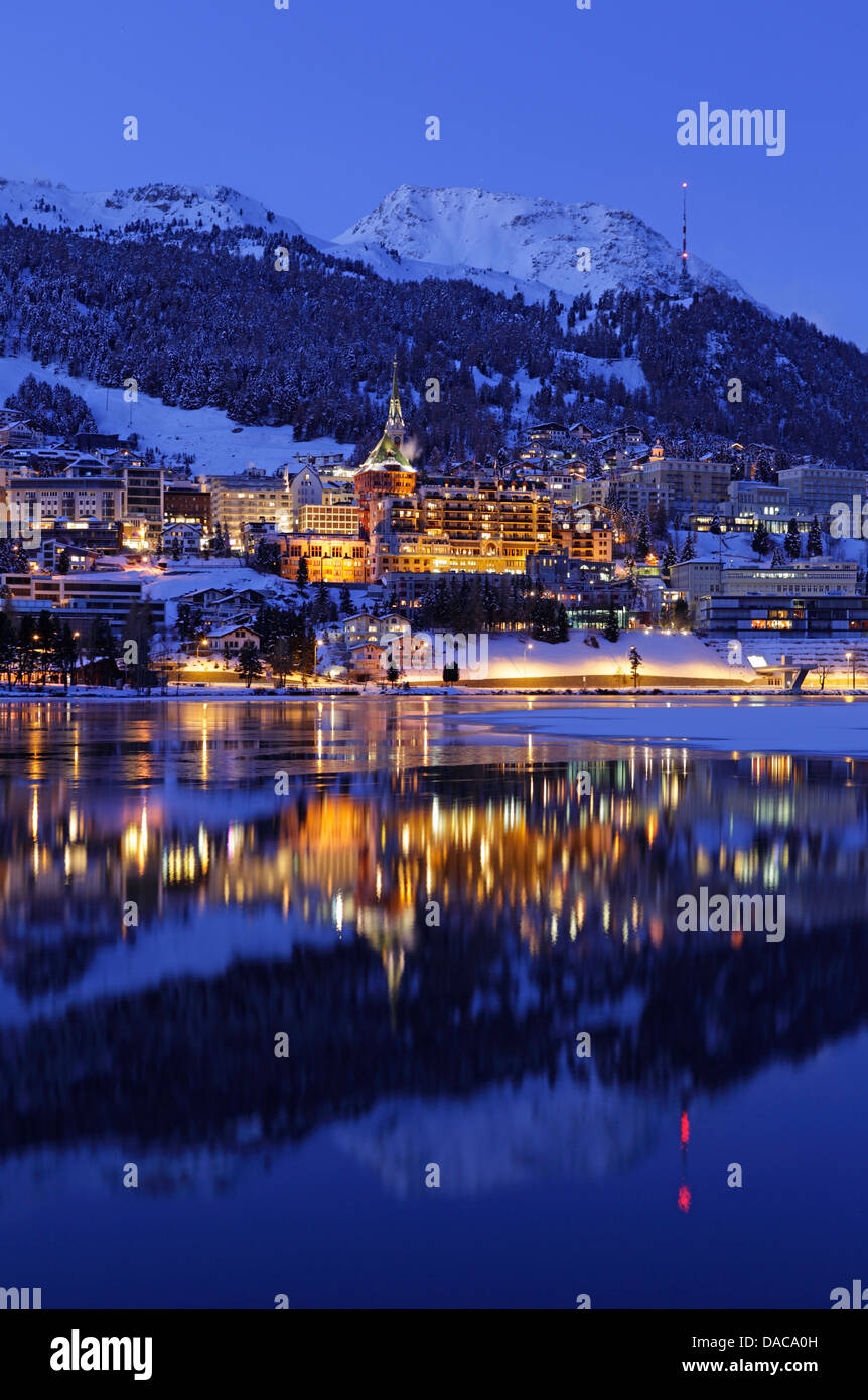 Saint Moritz, Graubunden Canton, Switzerland Stock Photo