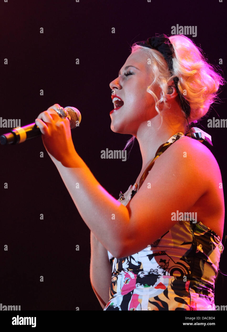 The Rocker Amelia AMELIA LILY ROCK ASSEMBLY 2013 WEMBLEY ARENA LONDON ENGLAND 10 July ...