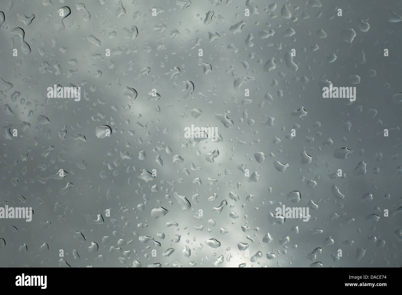 sky trough the rain drops Stock Photo - Alamy