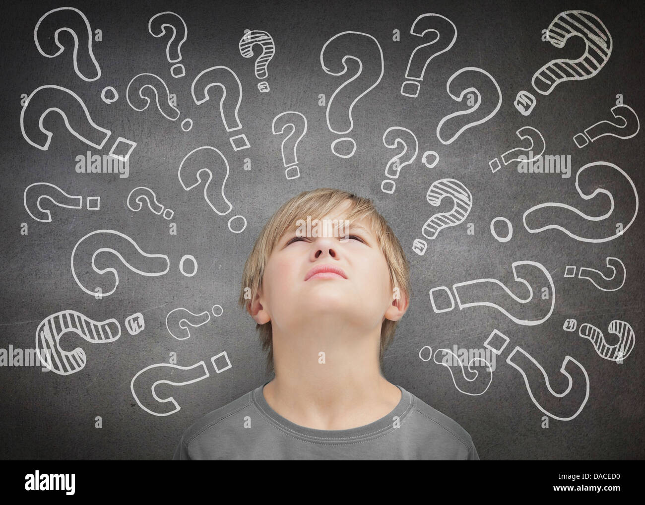Confused child hi-res stock photography and images - Alamy