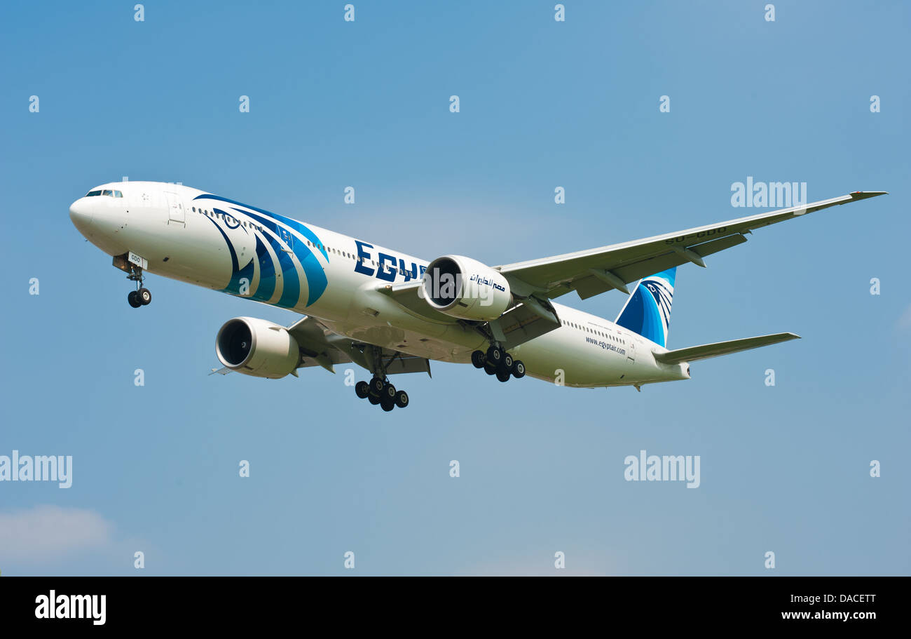 EgyptAir Boeing 777 Stock Photo