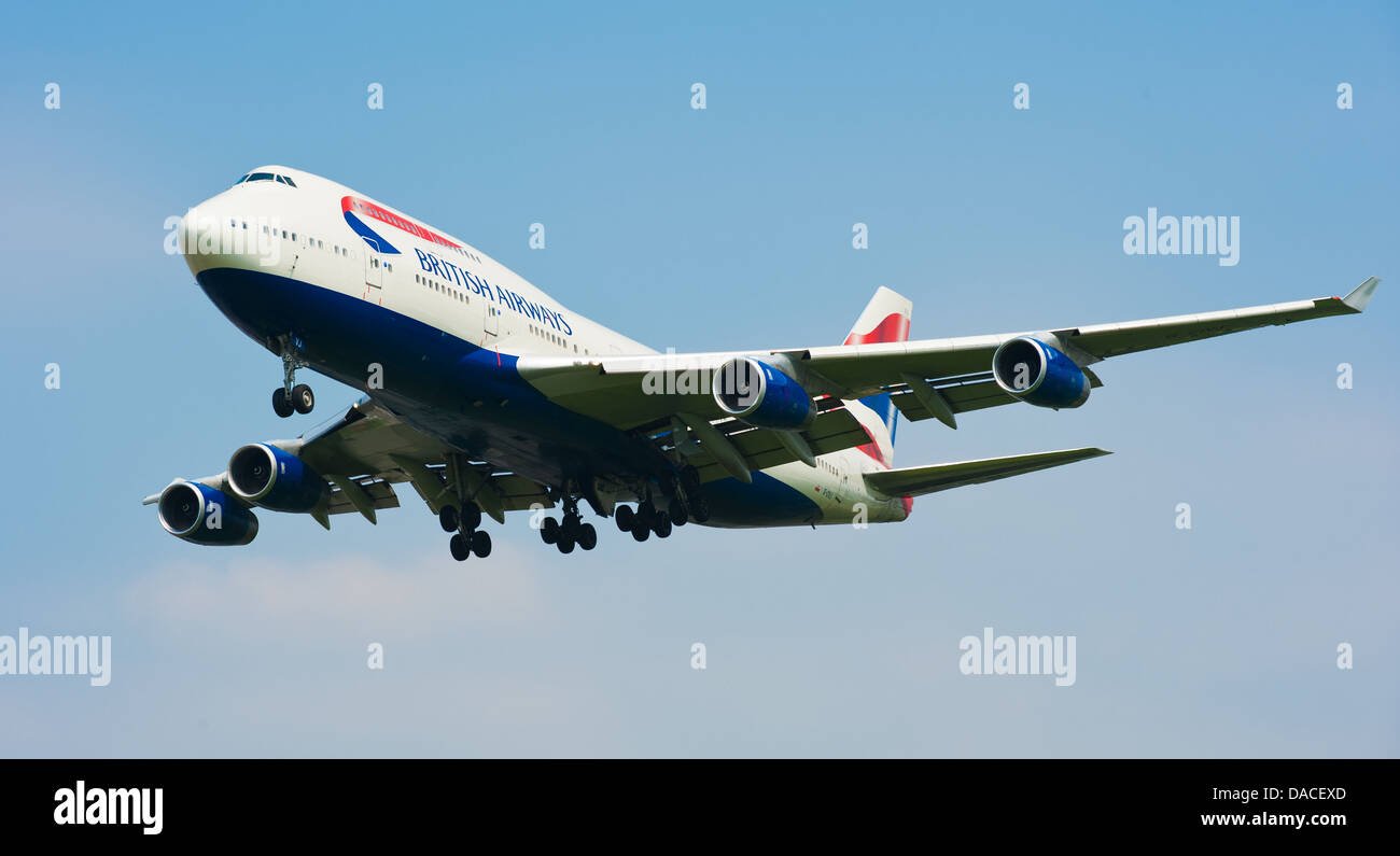 British Airways Boeing 747 Stock Photo