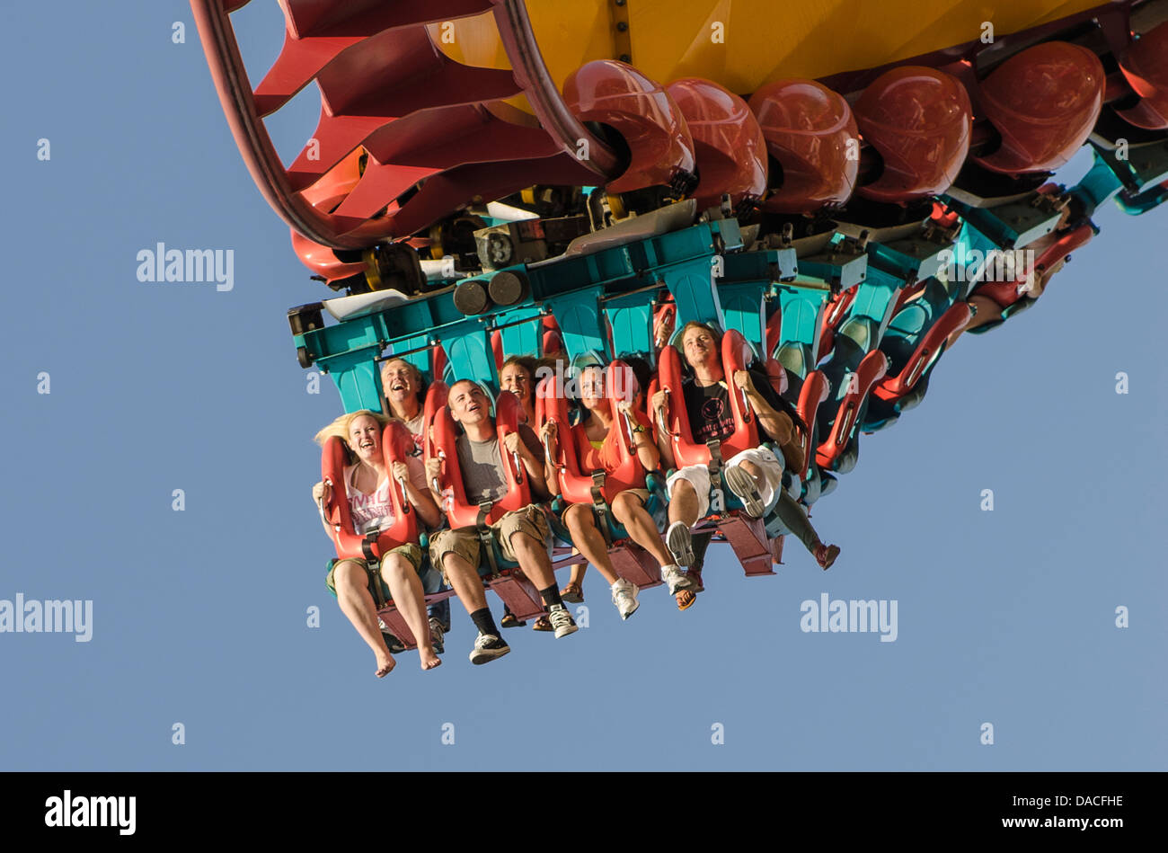 Silver bullet roller coaster hi-res stock photography and images