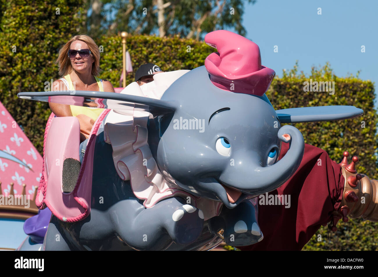 Dumbo the Flying Elephant ride Fantasyland Disneyland, Anaheim