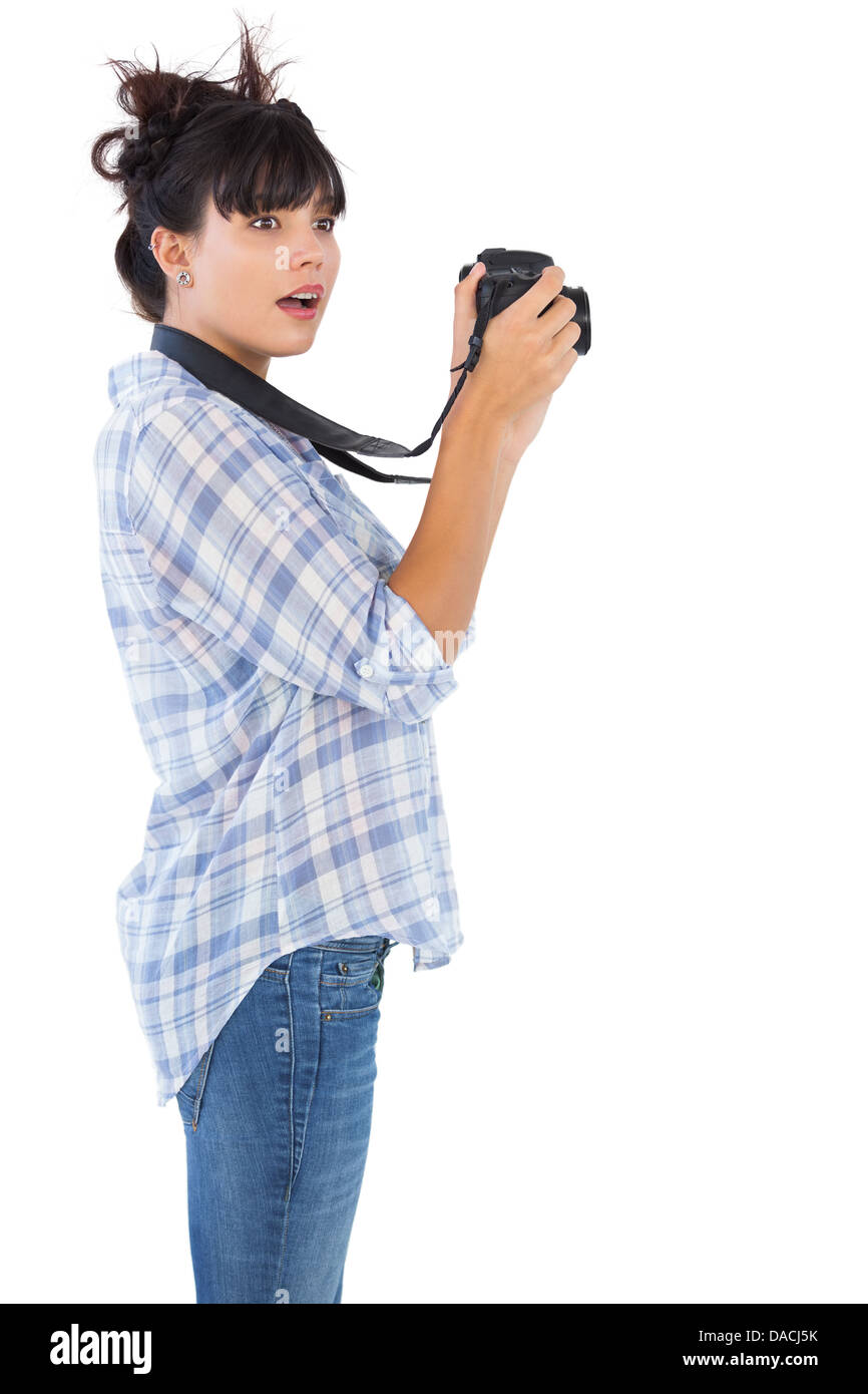 Photo surprised pretty young hi-res stock photography and images - Alamy