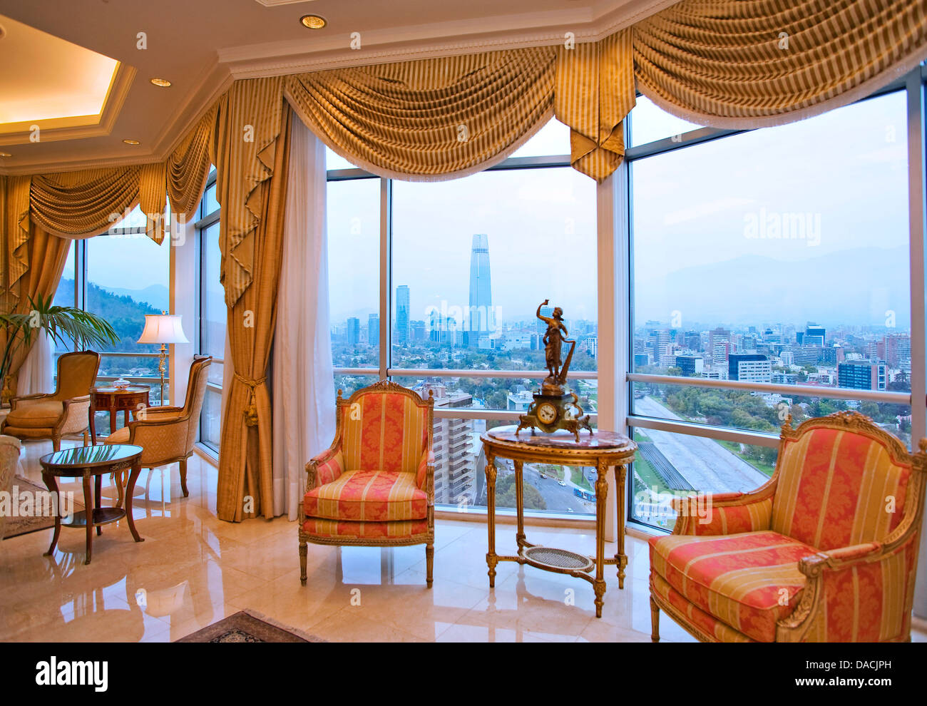 Presidential Suite at San Cristobal Tower, a Luxury Collection hotel Stock Photo