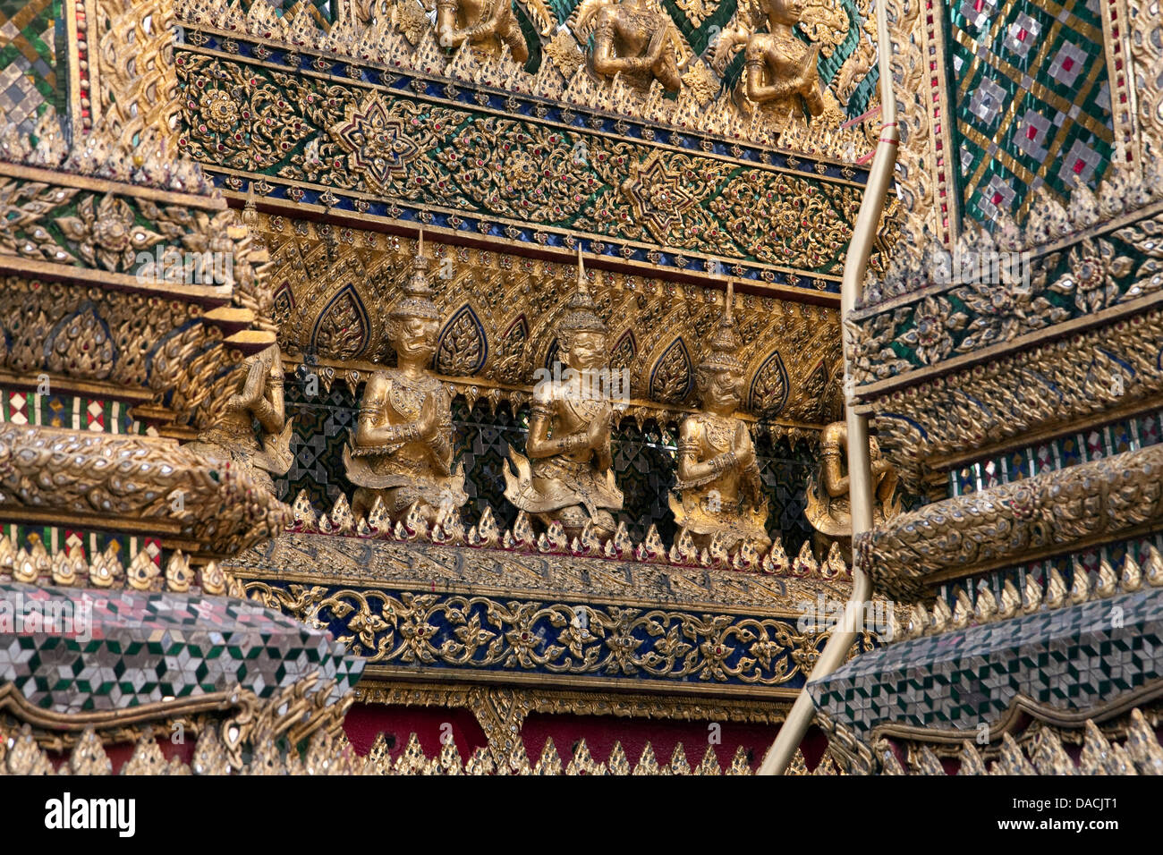 Detail, Grand Palace, Bangkok, Thailand Stock Photo