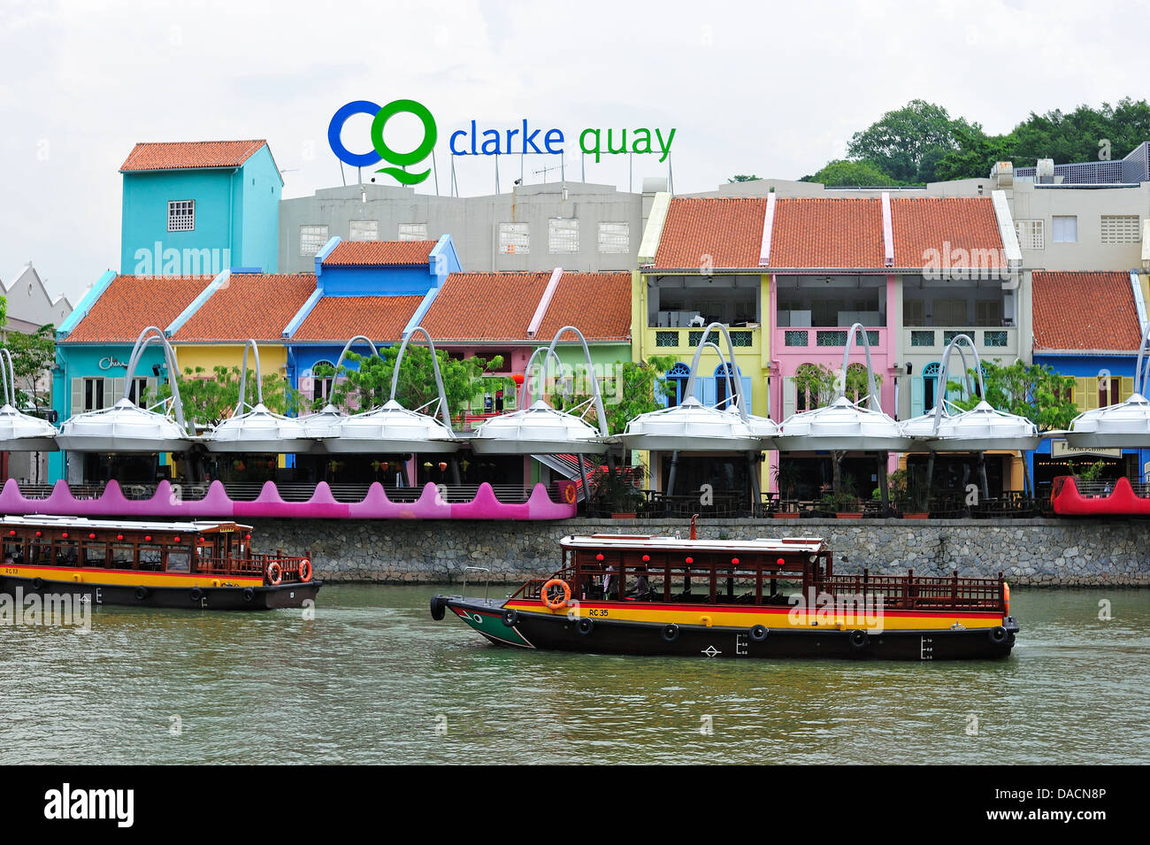 Clarke Quay Singapore Stock Photo - Alamy