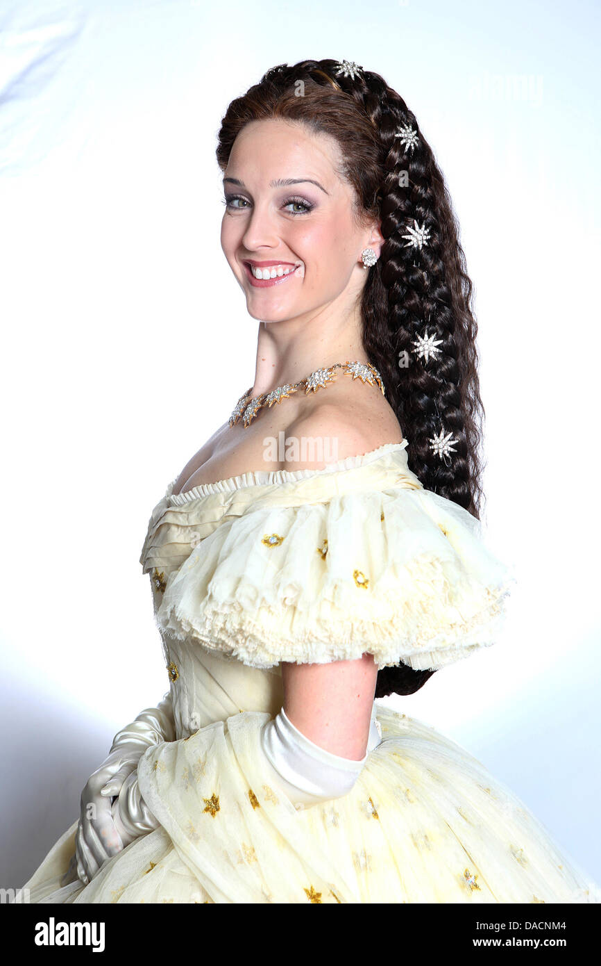 Performing artist Annemieke van Dam is pictured as Empress Elisabeth in the musical 'Elisabeth', picture taken in Cologne, Germany, 22 September 2011. The jubilee tour for the 20th anniversary of the musical starts in October in the Cologne Musical Dome to then visit Frankfurt, Munich, Basel, Essen and Bremen. Photo: Heinz Unger Stock Photo