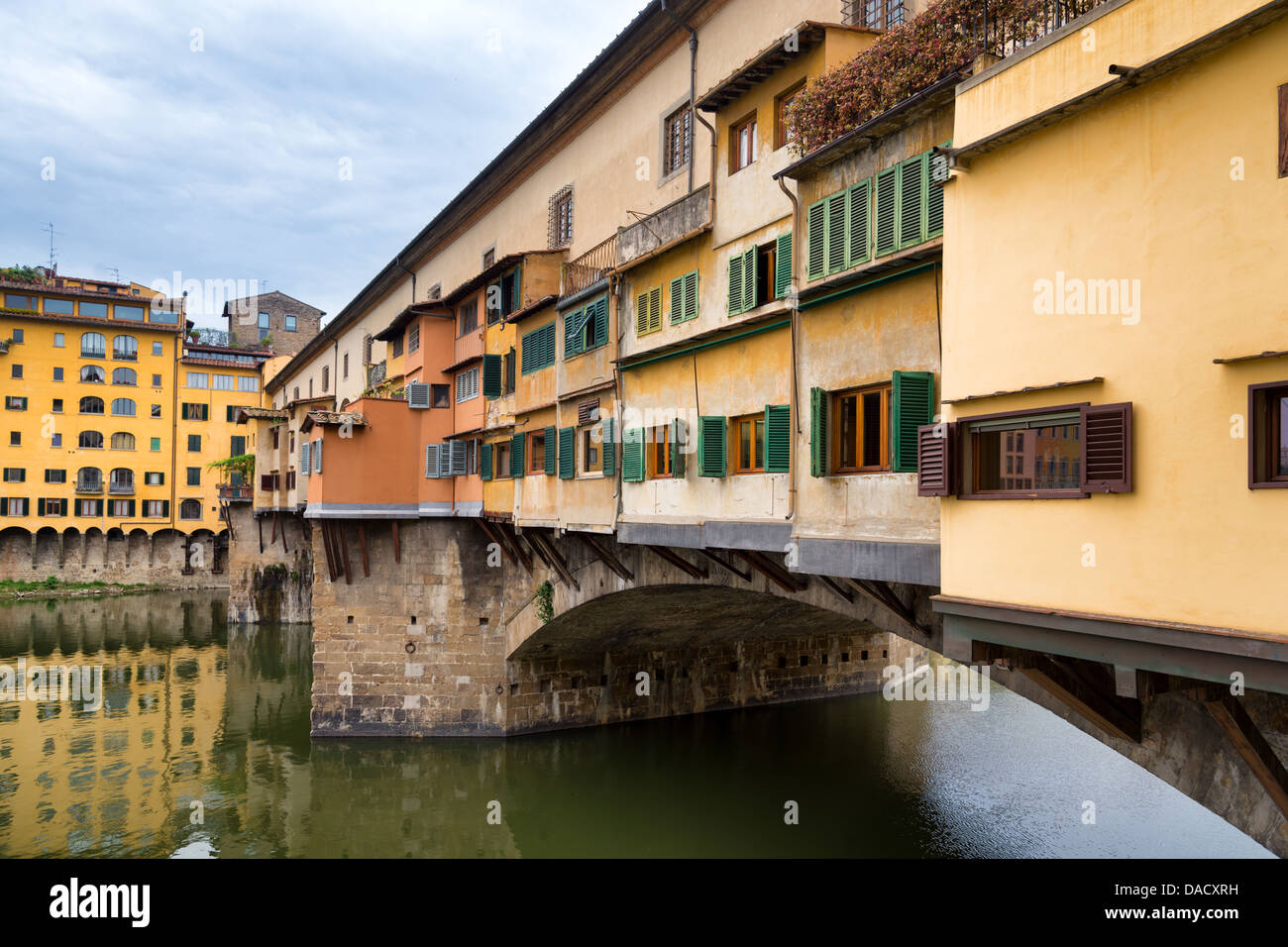 Side view of Ponte Vecchio in Florence, Italy Stock Photo - Alamy