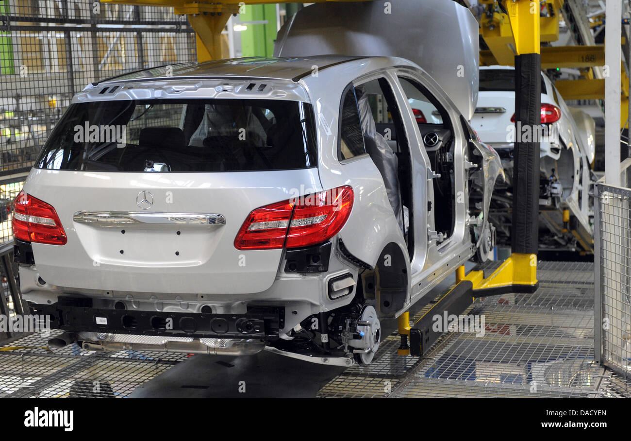 Mercedes-Benz B-Class Vehicles Are Manufactured At The Merdcedes-Benz ...