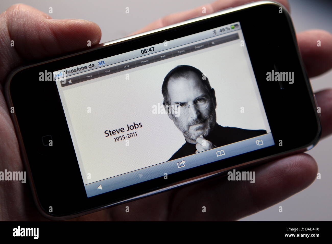 An Image Of Co founder Of Apple Steve Jobs And His Birth And Death 