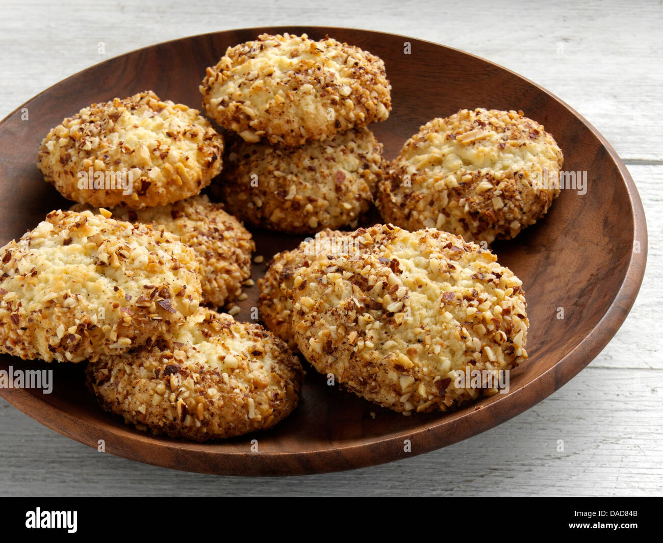 Coconut and almond crunch wafers American snacks Stock Photo Alamy