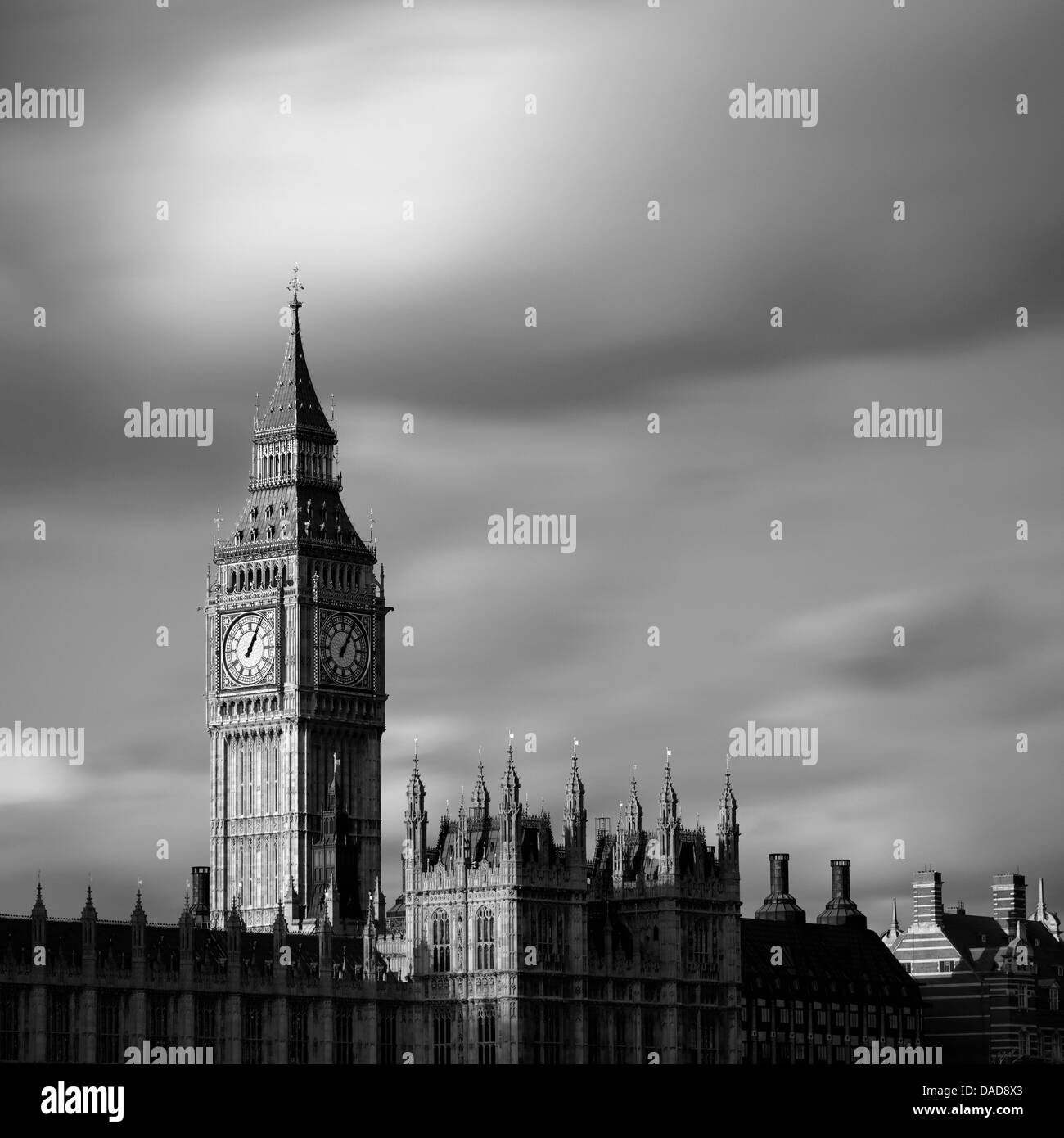 Big Ben, Houses of Parliament, Westminster, London, UK Stock Photo