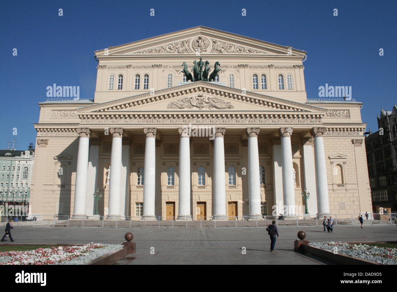 Afer six years of renovation the world-famous Bolshoi Theatre in Moskow ...