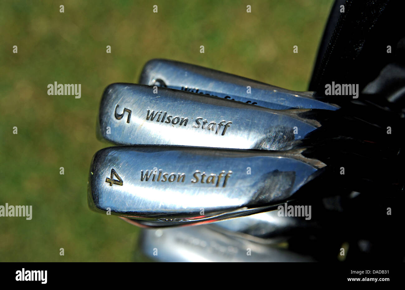 Wilson Staff Golf Clubs numbered irons Stock Photo Alamy