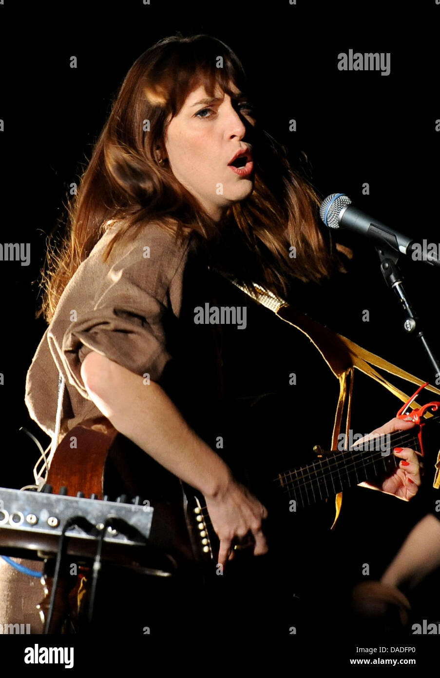 Canadian singer Leslie Feist performs her only concert in Germany at ...