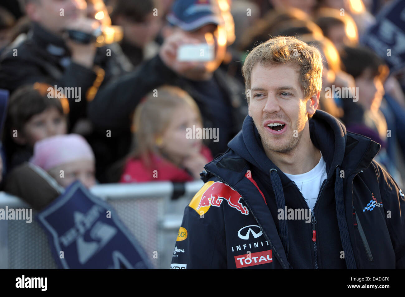 German Formula One champion Sebastian Vettel of team Red Bull smiles Stock  Photo - Alamy