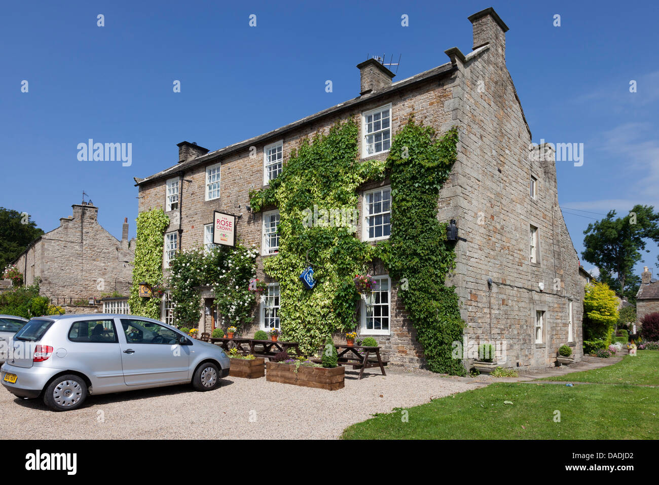 The Rose and Crown in Romaldkirk Teesdale County Durham UK Stock Photo