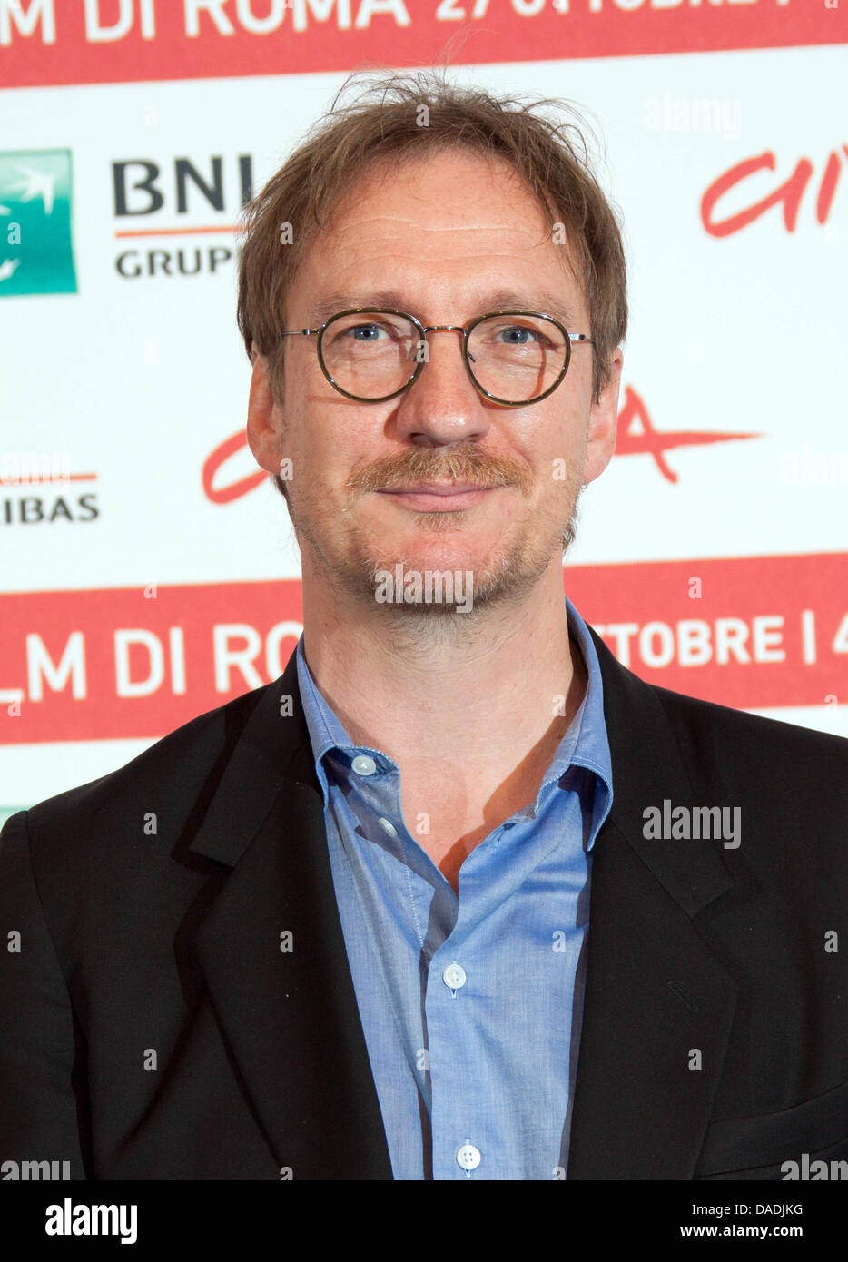 British actor David Thewlis attends the photocall of the movie 'The Lady' during the 6th International Rome Film Festival at Auditorium Parco Della Musica in Rome, Italy, 27 October 2011. Photo: Hubert Boesl Stock Photo