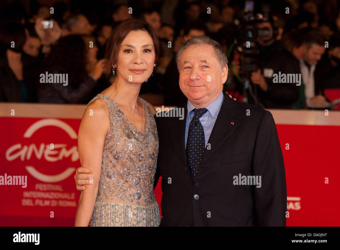 Actress Michelle Yeoh and Jean Todt 