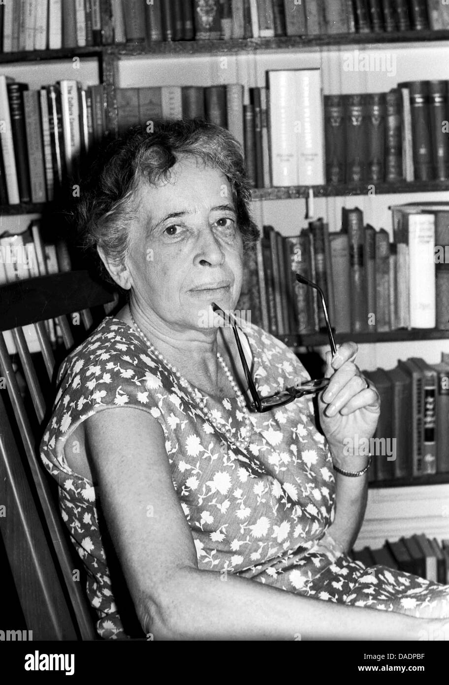 Hannah Arendt in 1966. Portrait by photographer Fred Stein (1909-1967 ...