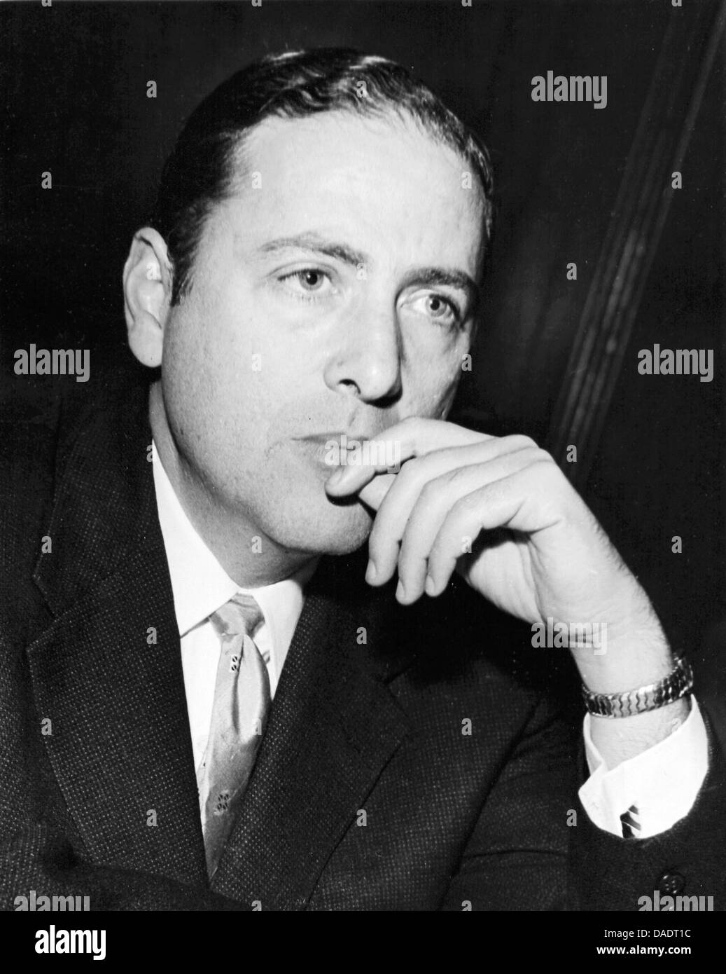 Author Herman Wouk in 1955. Portrait by photographer Fred Stein (1909