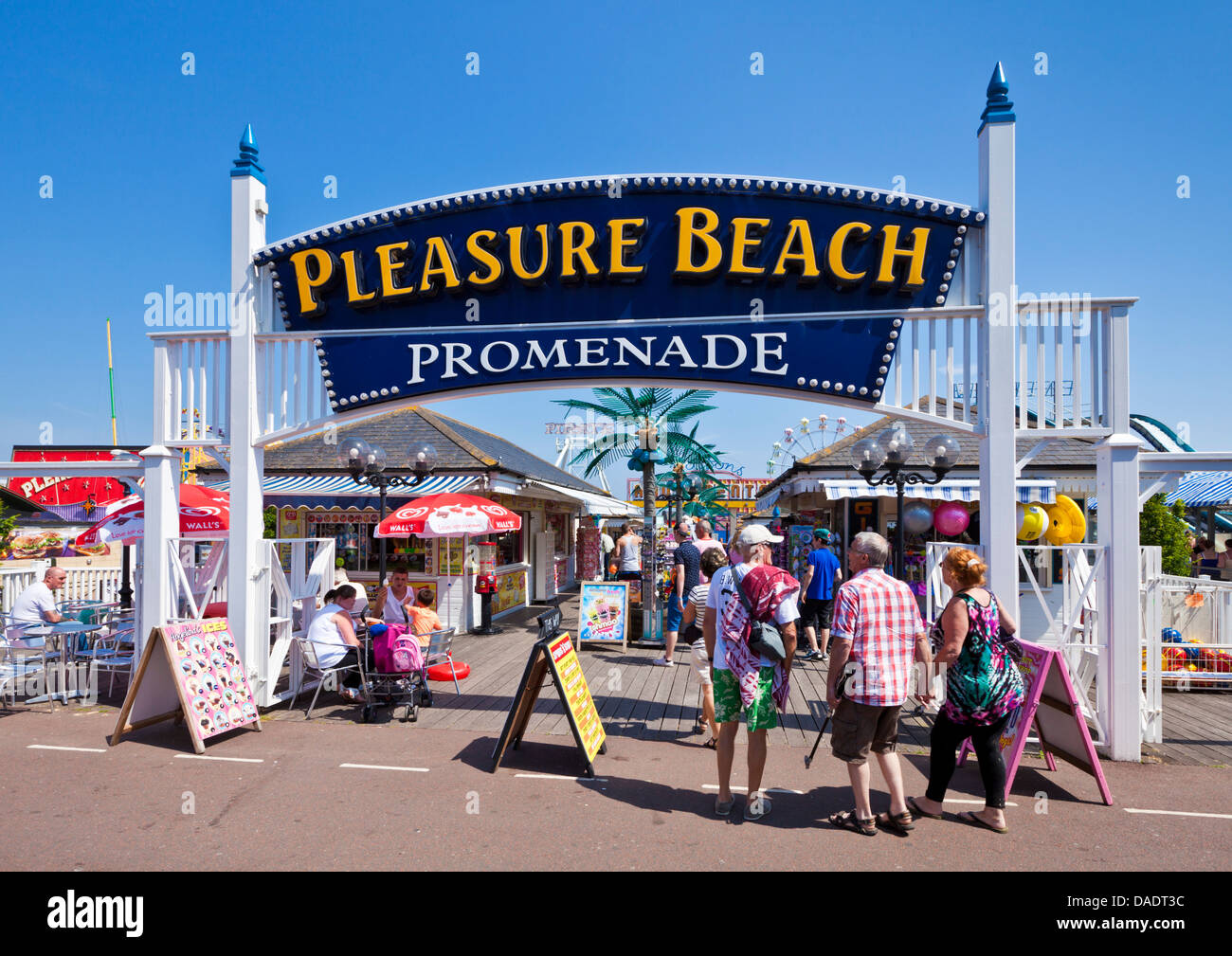 Skegness Pleasure Beach Skegness Lincolnshire england UK GB EU Europe Stock Photo