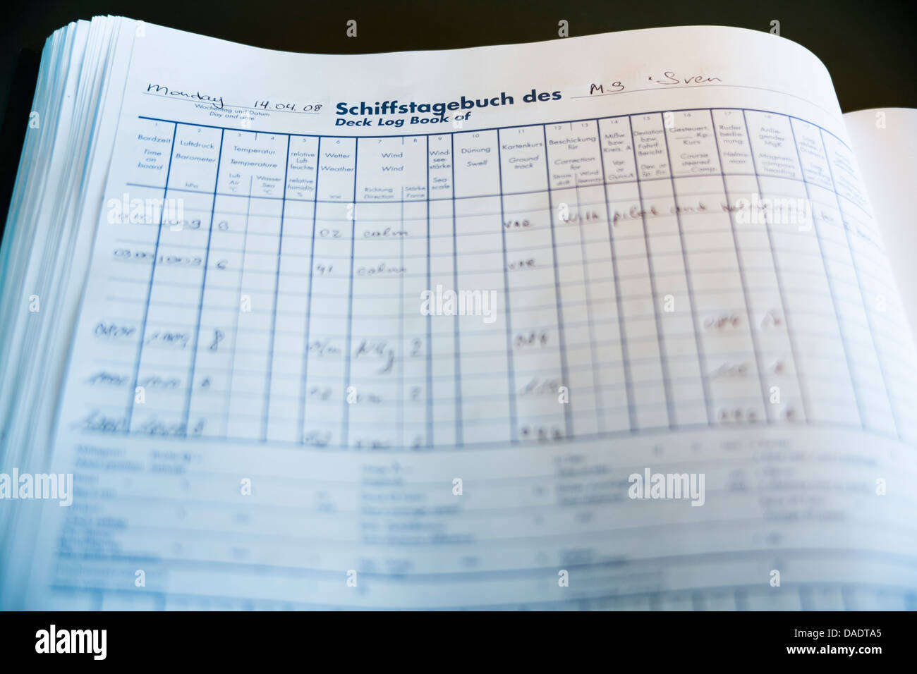 Log Book Ship High Resolution Stock Photography and Images - Alamy