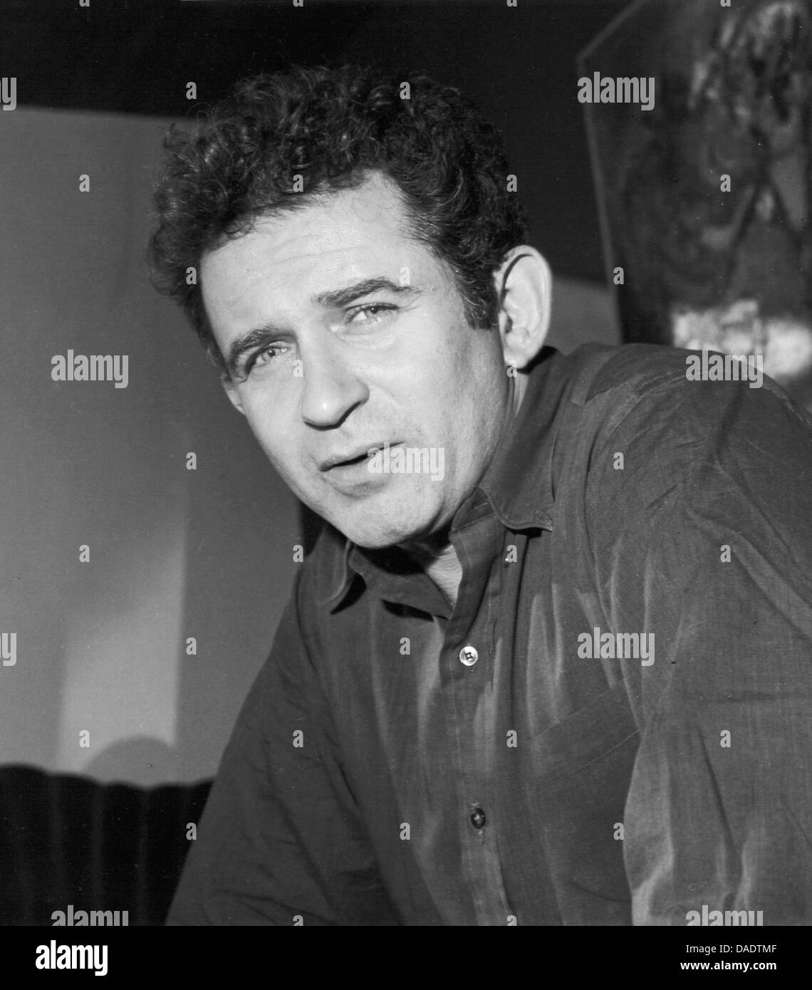 Author Norman Mailer in 1962. Portrait by photographer Fred Stein (1909