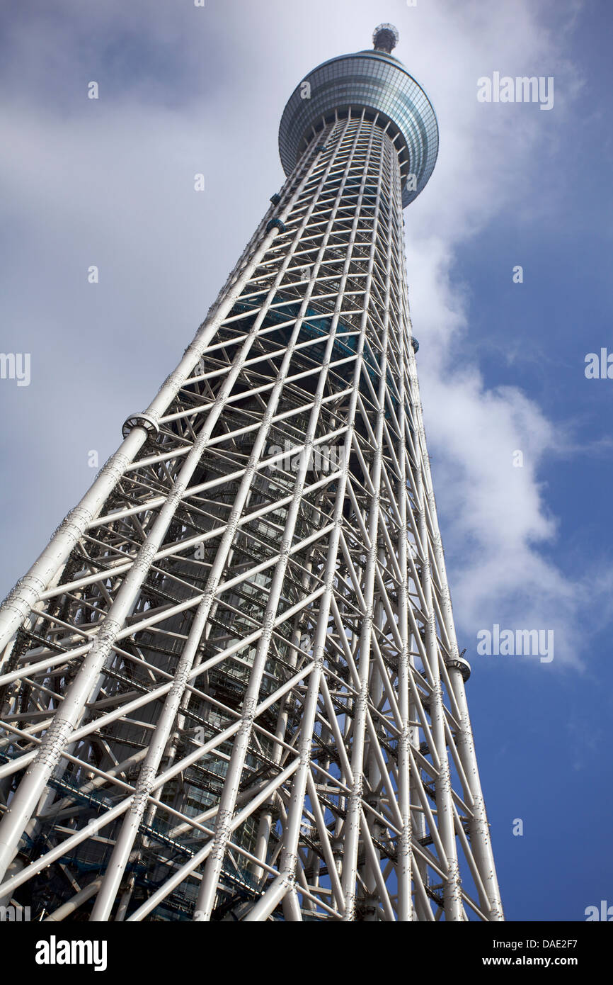 Tokyo Sky Tree, Tokyo, Japan. The tallest structure in Japan. Stock Photo